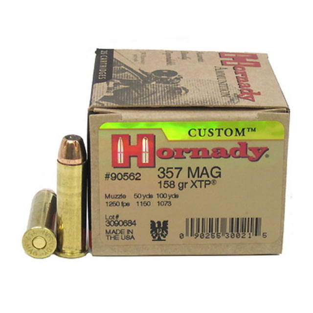 nady Custom .357 Magnum 158 Grain EXtreme Terminal Performance Brass Cased Centerfire Pistol 25 Rounds Ammo