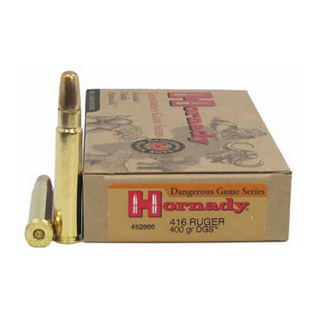 nady Dangerous Game .416 Ruger 400 Grain Dangerous Game Solid Brass Cased Centerfire Rifle 20 Rounds Ammo