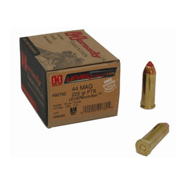nady LEVERevolution .44 Magnum 225 Grain Flex Tip EXpanding Brass Cased Centerfire Pistol 20 Rounds Ammo