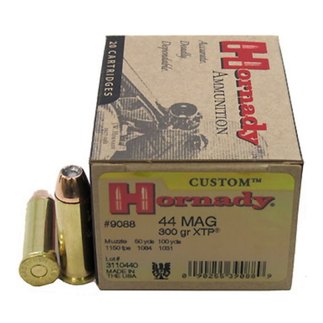 nady Custom .44 Magnum 300 Grain EXtreme Terminal Performance Brass Cased Centerfire Pistol 20 Rounds Ammo