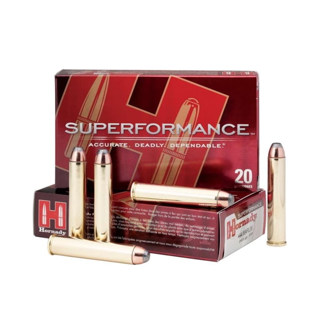 nady Superformance .444 Marlin 265 Grain InterLock FP Brass Cased Centerfire Rifle 20 Rounds Ammo