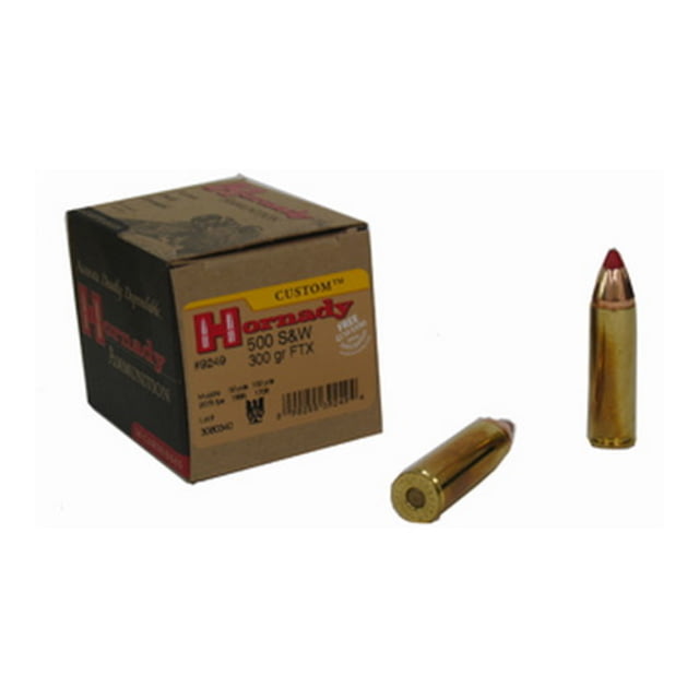 nady Custom .500 S&W Magnum 300 Grain Flex Tip EXpanding Brass Cased Centerfire Pistol 20 Rounds Ammo