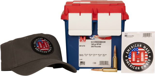 Hornady Ammo 6.5 Creedmoor 140 Grain Brass Cased Match Rifle Ammo 250 Rounds nady 6.5 Creedmoor 140 Grain Brass Cased Match Rifle 250 Rounds Ammo