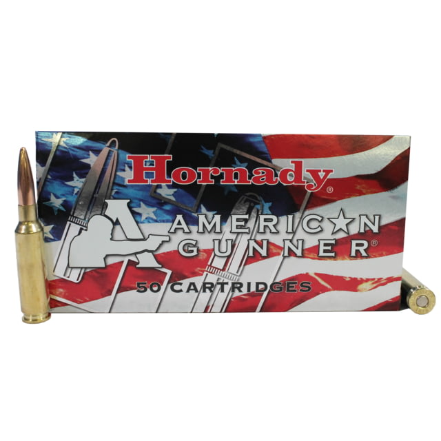 nady American Gunner 6.5mm Creedmoor 140 Grain Boat-Tail Hollow Point Match Brass Cased Centerfire Rifle 50 Rounds Ammo