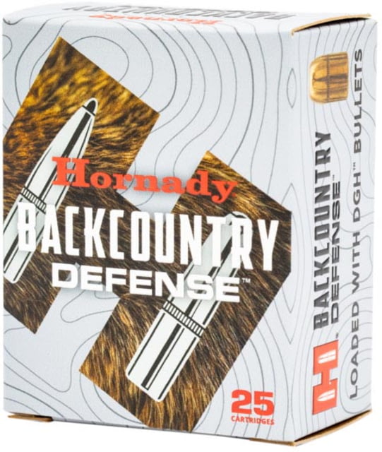 Hornady Backcountry Defense .500 S&W Magnum 500 Grain DGH Pistol Ammo 20 Rounds nady Backcountry Defense .500 S&W Magnum 500 Grain DGH Pistol 20 Rounds Ammo