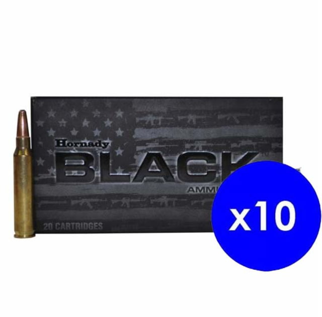 Hornady BLACK 5.56x45mm NATO 75 grain InterLock HD SBR Brass Cased Centerfire Rifle Ammo