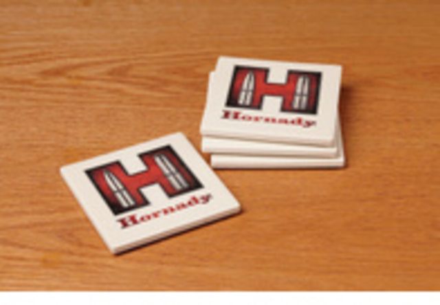 Hornady Coaster Set 4 White/Red 0 - Hornady