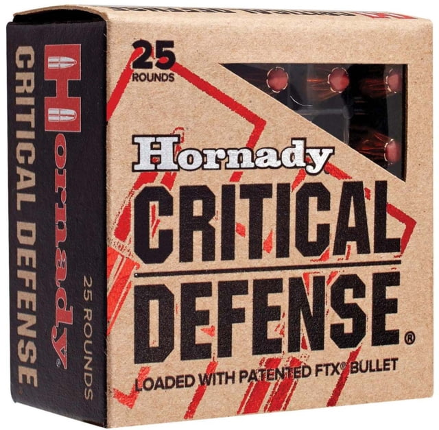 nady Critical Defense .40 S&W 165 Grain Flex Tip EXpanding Brass Cased Centerfire Pistol 20 Rounds Ammo