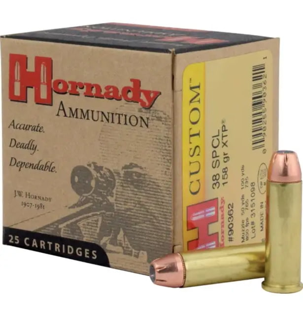 nady Custom .38 Special 158 Grain EXtreme Terminal Performance Brass Cased Centerfire Pistol 250 Round Ammo