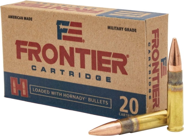 nady Frontier .300 AAC Blackout 125 Grain Full Metal Jacket Brass Cased Centerfire Rifle 20 Rounds Ammo