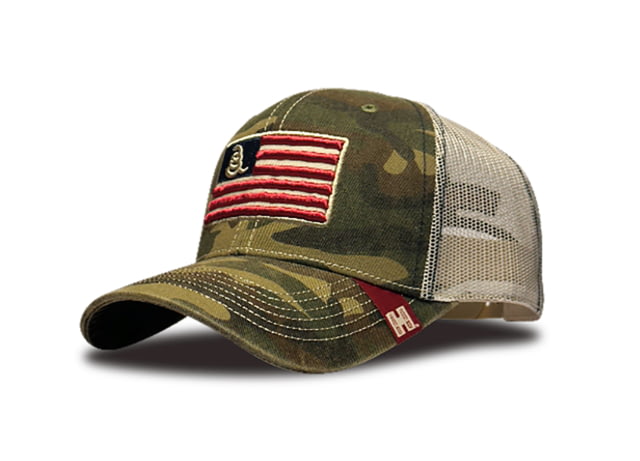 Hornady Gear Trucker - Men's Camo American Flag Patch