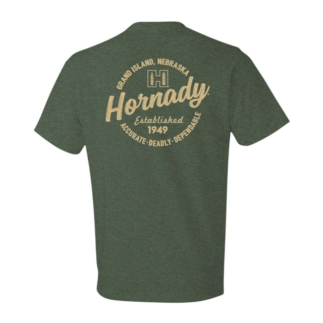 Hornady Logo Stamp T-Shirt - Men's Military Green 2XL