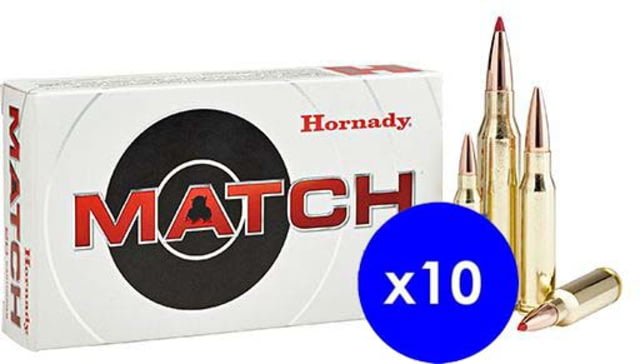Hornady Match 6.5mm PRC 147 grain Extremely Low Drag Match Brass Cased Centerfire Rifle Ammo