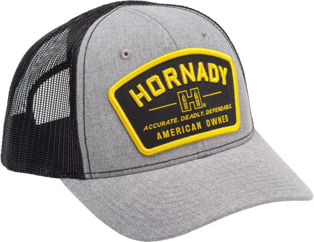 Hornady Mesh Hat - Men's Gray/Black Gray & Black