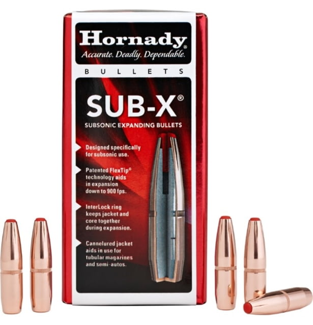 Hornady Sub-X Rifle Bullet 30 Cal .308 190gr