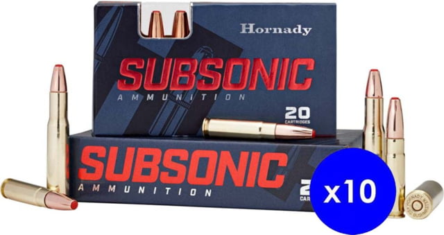 Hornady Subsonic .45-70 Government 410 grain Subsonic eXpanding Brass Cased Centerfire Rifle Ammo