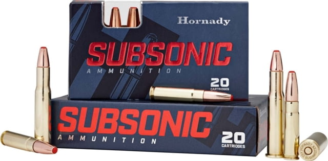 nady Subsonic .45-70 Government 410 Grain Subsonic EXpanding Brass Cased Centerfire Rifle 20 Rounds Ammo