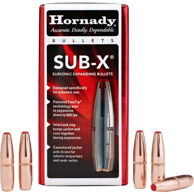 Hornady Sub-X Rifle Bullets 30-30 Win. 30 Caliber 175 grain .308
