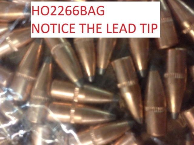 Hornady Traditional Varmint Bullets .22 cal .224in 55 gr SP CANN 100/ct Bagged  BAG - Hornady