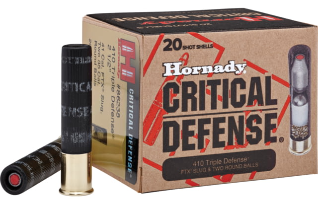nady Triple Defense .410 Gauge 2 1/2 In Centerfire Shotgun Slugs 20 Rounds Ammo