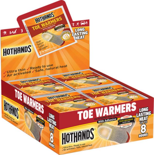 Hot Hands Hot Hands Hothands Toe Warmers 40 Pair 8 Hour W/ Adhesive - $57.99 at Optics Planet