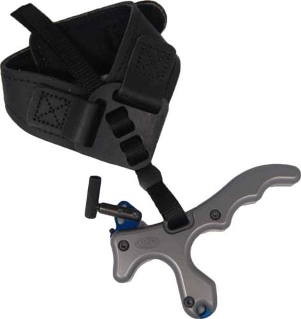Hot Shot Archery Haze Release 4 Finger Black W/silent Triggr - Hot Shot