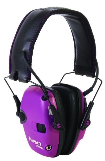 Howard Leight Impact Sport Sound Amplification Electronic Earmuff Pink - Howard Leight