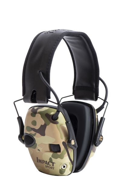 Howard Leight Impact Sport MultiCam Sound Amplification Electronic Shooting Earmuff Camo