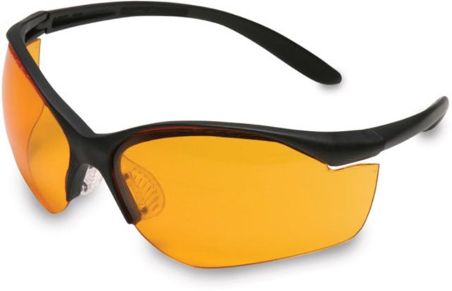 Howard Leight Howard Leight Vapor 2 Protective Eyeglasses Black Frame Orange Lens - $11.48 at Optics Planet