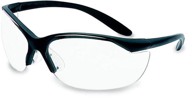 Howard Leight Vapor 2 Protective Eyeglasses Black Frame Clear Lens