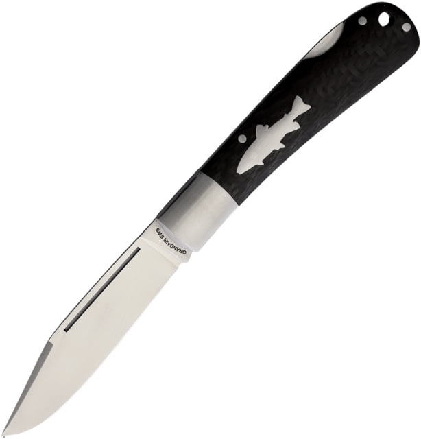 Hpa SWS Salmon Lockback Carbon 3.13 in Folding Knife Carbon fiber