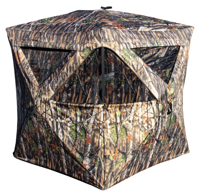 HQ Outfitters Hub Blind 58" x 58" x 67" Height Customizable Full Corner Windows Backpack Carry Bag. HQ-Blind-HB1 - Hq Outfitters