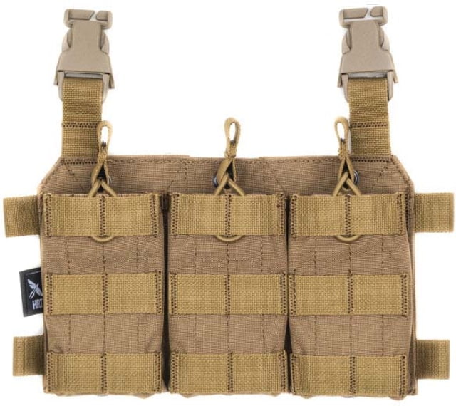 HRT Tactical Gear Triple-AR Placard Coyote Brown - Hrt Tactical Gear