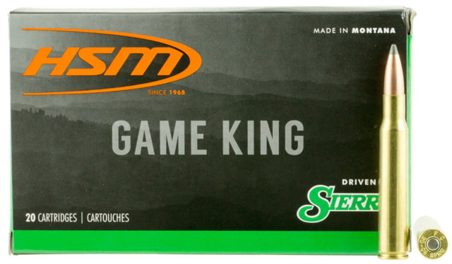  Game King 30-06 Springfield 165 Gr Spitzer Boat Tail SBT 20 Bx/ Ammo