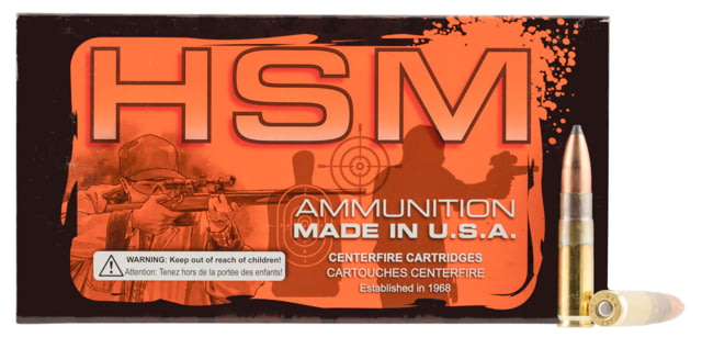  Ammunition Game King .300 AAC Blackout 125 Grain Spitzer Brass Cased Rifle 20 Rounds Ammo