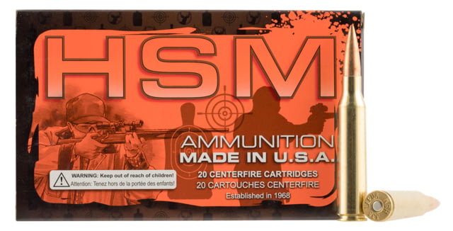 HSM  Match 338 Lapua Mag 300 Gr Hollow Point Boat Tail HPBT 20 Bx/ 10 - Hsm Ammunition