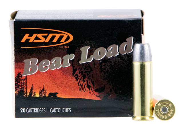  Ammunition Bear Load .454 Casull 325 Grain Wide Flat Nose Brass Cased Pistol 20 Rounds 454C4N20 Ammo