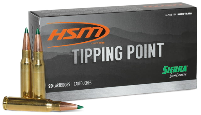 HSM Ammunition 6mm ARC 95 Grain Tipping Point Rifle Ammo 20 Rounds 6ARC2N Ammunition 6mm ARC 95 Grain Tipping Point Rifle 20 Rounds 6ARC2N Ammo