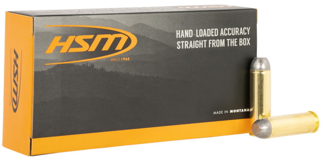 HSM Ammunition HSM Special Ultra Max 500 S&W Mag 330 gr Round Nose Flat Point RNFP 20 Per Box/ 25 Cs
