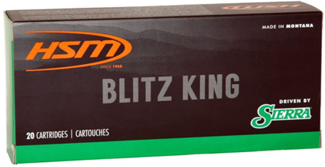 Hsm Ammunition Hsm Ammo .221 Rem Fireball 50gr. Sierra Blitz King 20-pk - Hsm Ammunition