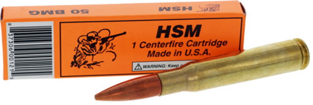Hsm Ammunition Hsm Ammo .50 Bmg Hornady A-max Dummy Round 1-pack - Hsm Ammunition