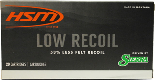  Ammunition Hsm 7mm Rem Mag 140gr. Sbt Low Recoil 20-pack Ammo