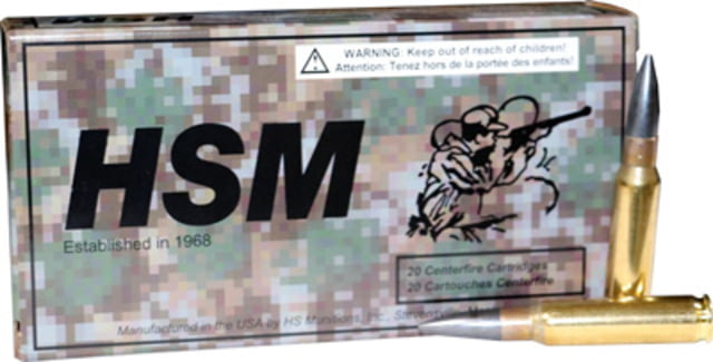 Hsm Ammunition Hsm Ammo Subsonic .308 Win. 175gr. Hpbt 20-pack Ammunition Hsm Subsonic .308 Win. 175gr. Hpbt 20-pack Ammo