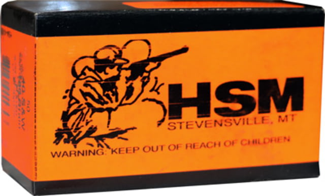 Hsm Ammunition Hsm Ammo Subsonic .40sw 180gr Plated Lead Flat Nose 50-pack - Hsm Ammunition