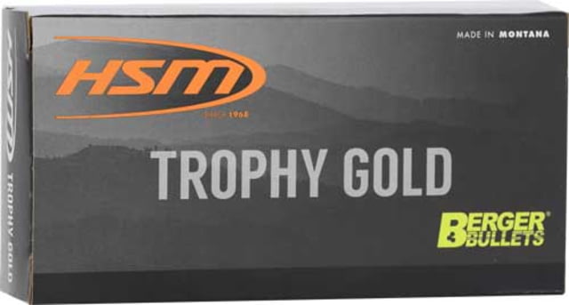  Ammunition HSM Trophy Gold Extended Range 6mm ARC 20 Per Box/ 25 Cs Ammo