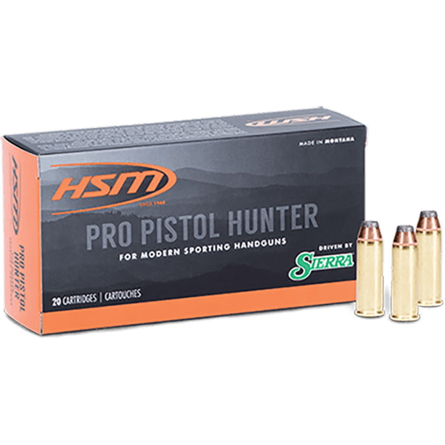  Ammunition Pro Hunter .44 Magnum 300 Grain Soft Point Brass Cased Centerfire Pistol 50 Rounds Ammo