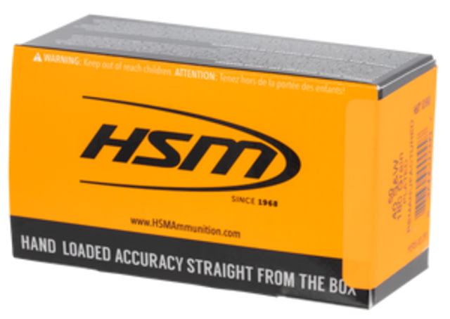 HSM Ammunition Trophy Gold 6.5x284 Norma 130 Grain Hollow Point Boat-Tail Brass Cased Centerfire Rifle Ammo 20 Rounds