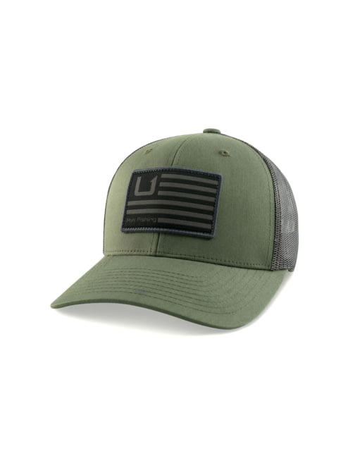 HUK Performance Fishing And Bars Trucker Hat – Men’s Moss