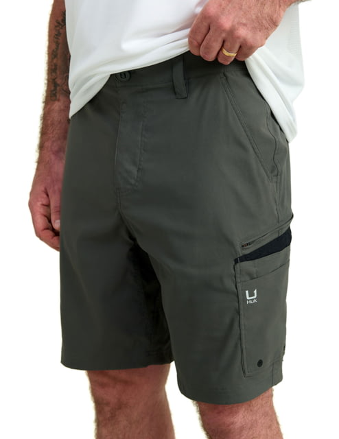 HUK Performance Fishing Icon Short - Men's Volcanic Ash 38