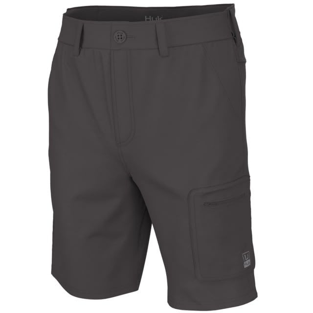 HUK Performance Fishing Nxtlvl 10.5 In Short - Men's Iron Large